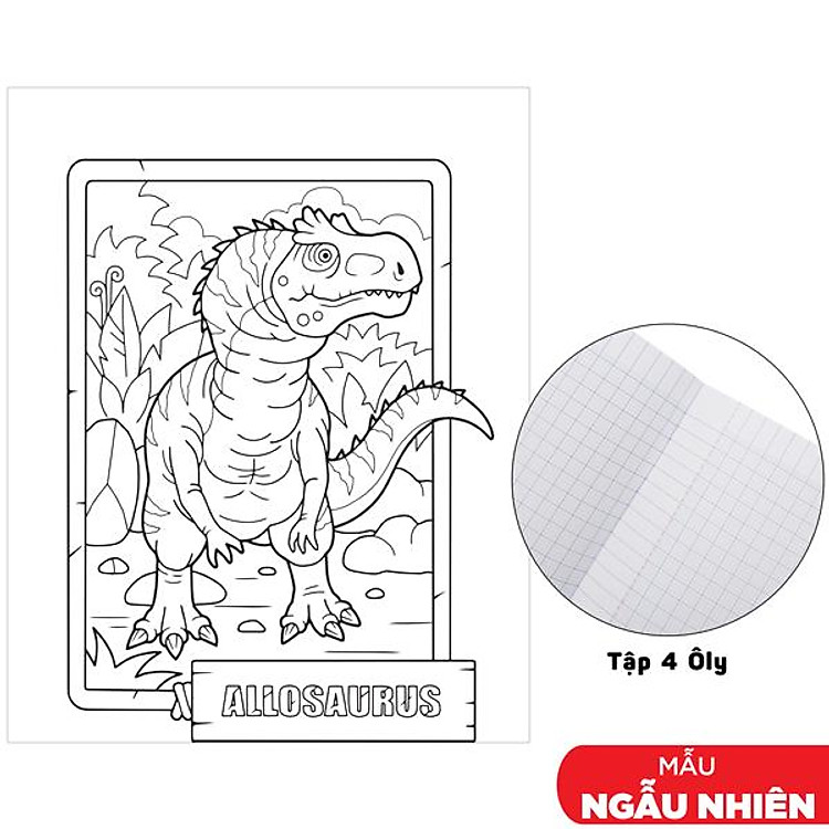 Tập Học Sinh Tô Màu Dinosaur (96 trang - 100gsm) - Ảnh 2