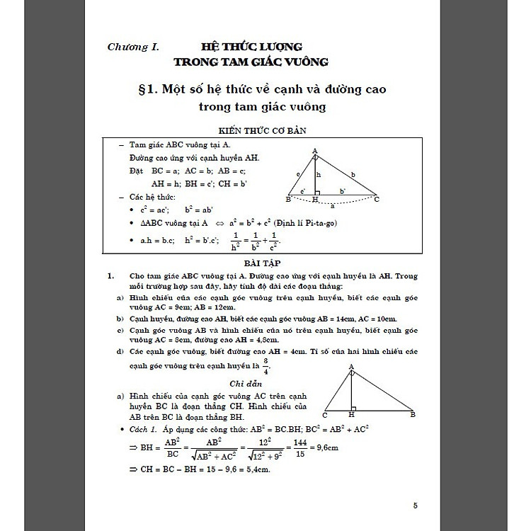 Tổng hợp các bài toán phổ dụng hình học 9 - Ảnh 2