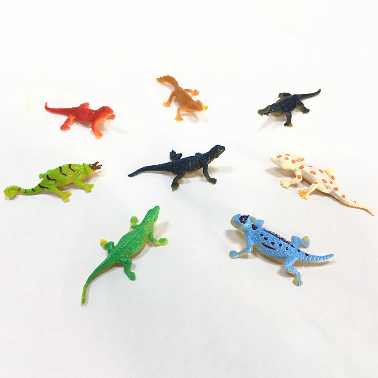 Mô Hình Nhựa Đồ Chơi Bò Sát Tắc Kè (8 con) - Ảnh 4