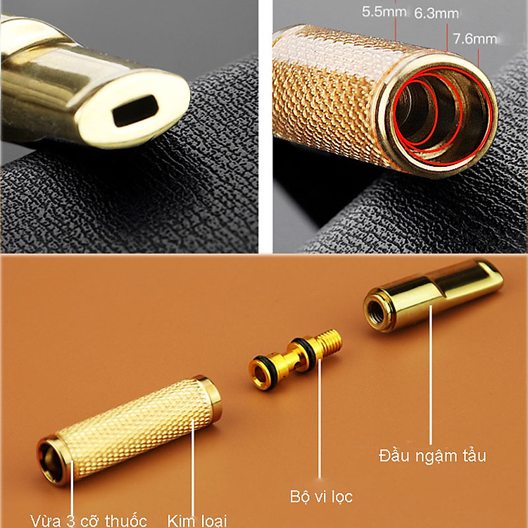 Tẩu Lọc Thuốc Lá Zobo ZB-398 (3 cỡ) - Ảnh 7