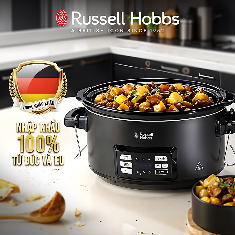 Nồi Nấu Chậm Sousvide Russell Hobbs 25630-56 6,5L - Hàng Chính Hãng Nhập Khẩu