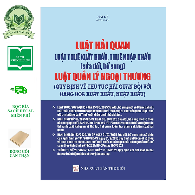 Luật Hải Quan, Luật Thuế Xuất Khẩu, Thuế Nhập Khẩu (Sửa Đổi, Bổ Sung)