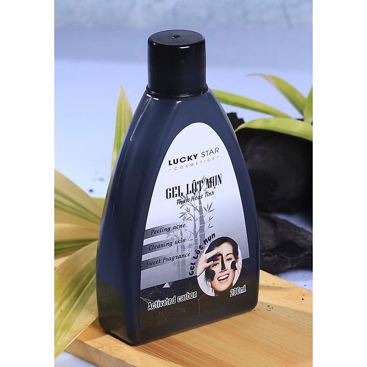 Gel Lột Mụn Than Hoạt Tính Lucky Star (200ml)