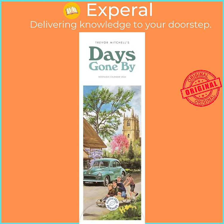 Sách - Days Gone By, Nostalgia by Trevor Mitchell Slim Calendar 2024 by (UK edition, paperback)