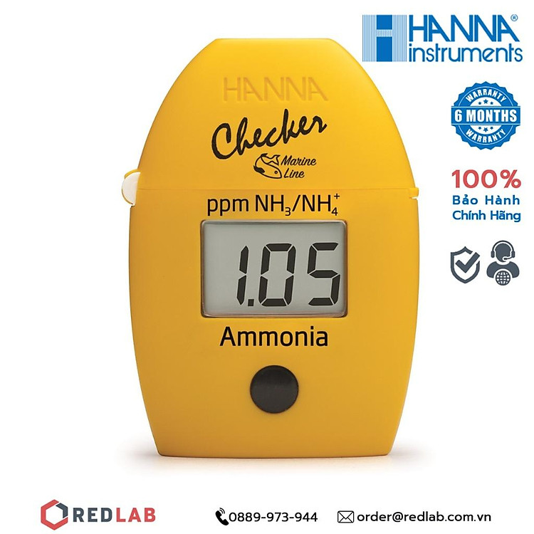 Máy đo nồng độ Amonia cho nước mặn Hanna HI784 bảo hành 6 tháng