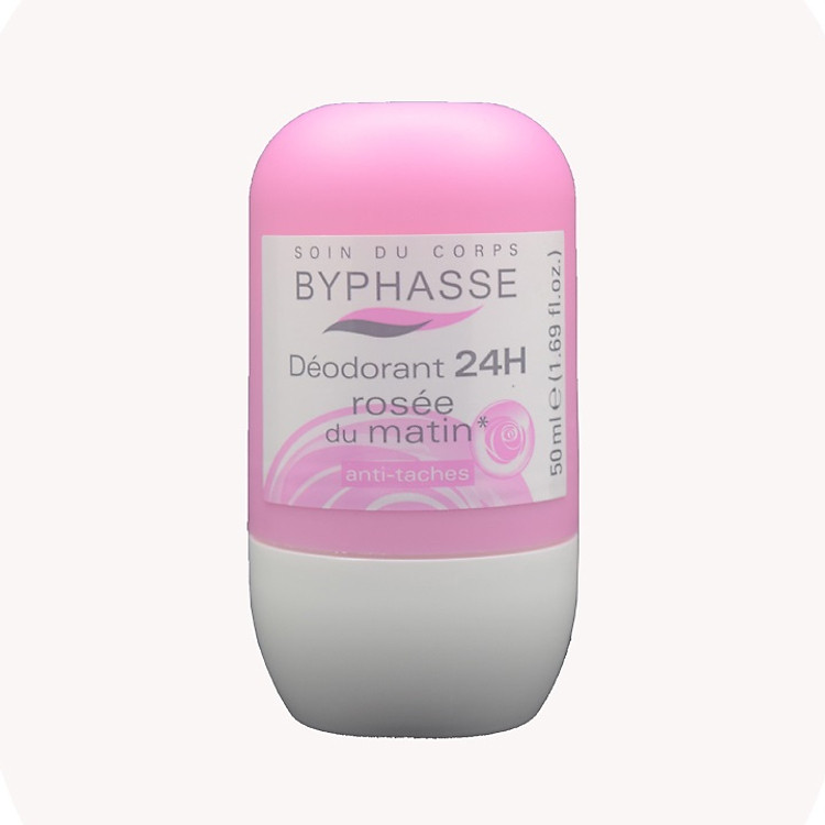 Lăn khử mùi màu hồng Byphasse Rosée du matin (50ml)