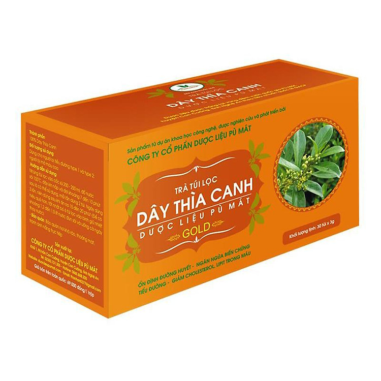1 hộp trà dược liệu túi lọc dây thìa canh (90g)