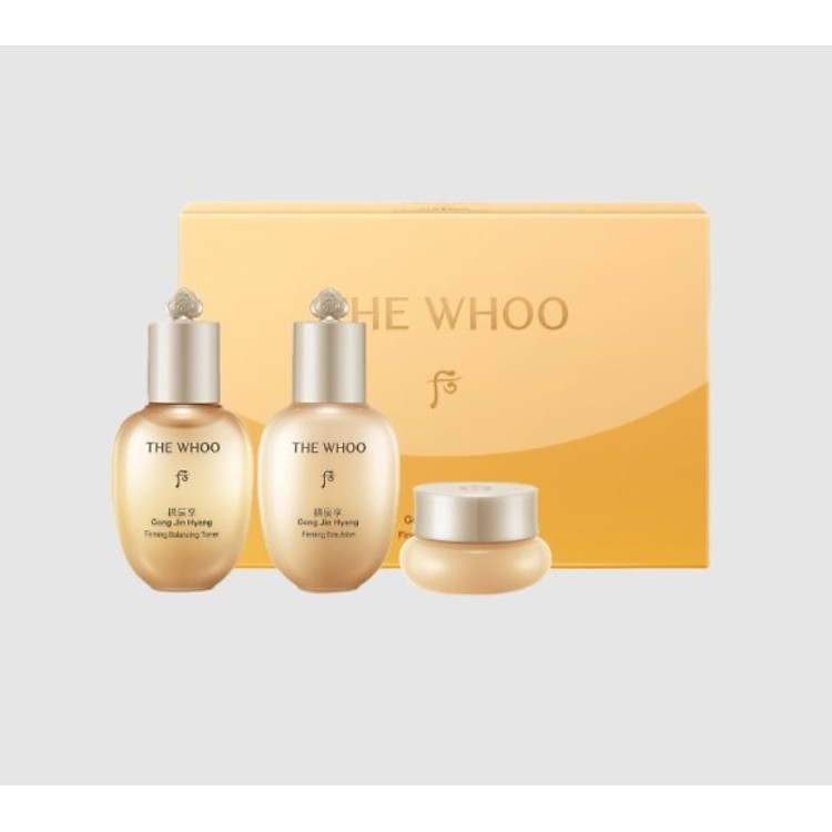 Bộ dưỡng ẩm, cải thiện độ đàn hồi da Whoo Gong Jin Hyang Firming 3pcs Set GWP