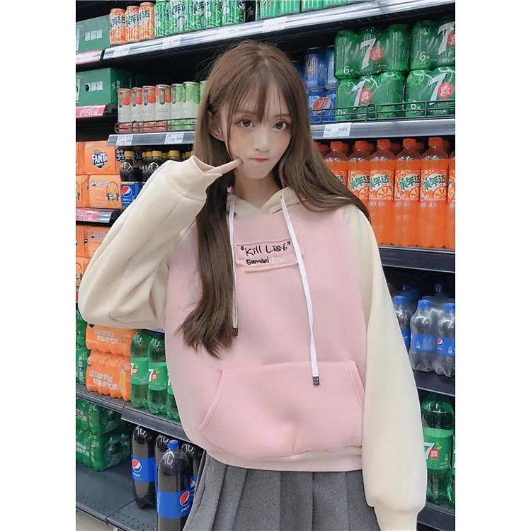 Áo Hoodie Thêu Chữ MOOMIN'S Day