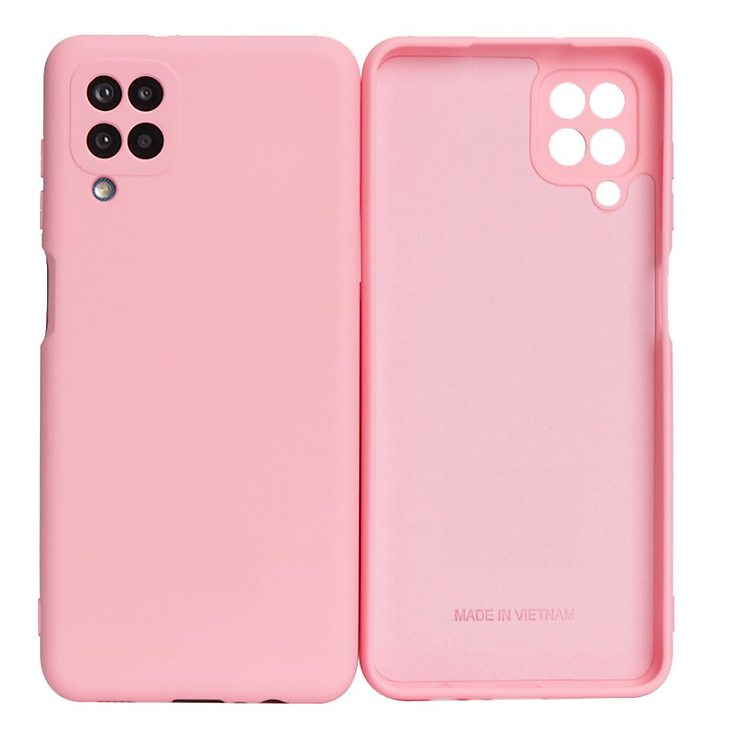 Ốp Lưng Dành Cho Samsung Galaxy A12 Silicone Dẻo Lót Nhung Nỉ Chống Sốc chống bẩn hạn chế bám vân tay - Hàng Nhập Khẩu