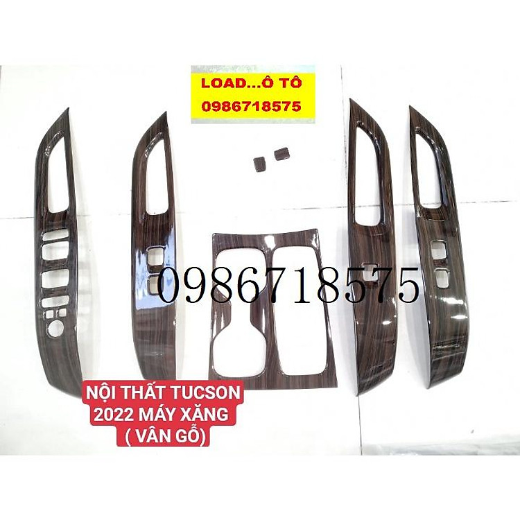 Ốp Nội Thất Xe Huyndai Tucson 2022-2023 Mẫu Vân Gỗ Cao Cấp