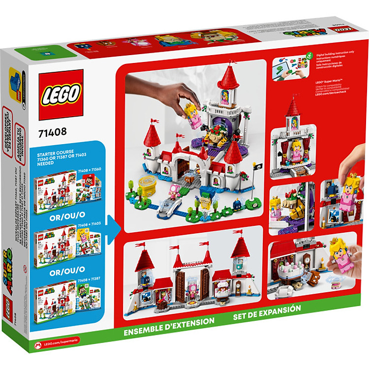 Mua LEGO Super Mario - Lâu Đài Peach Chính hãng Tiết kiệm - Hình ảnh 2