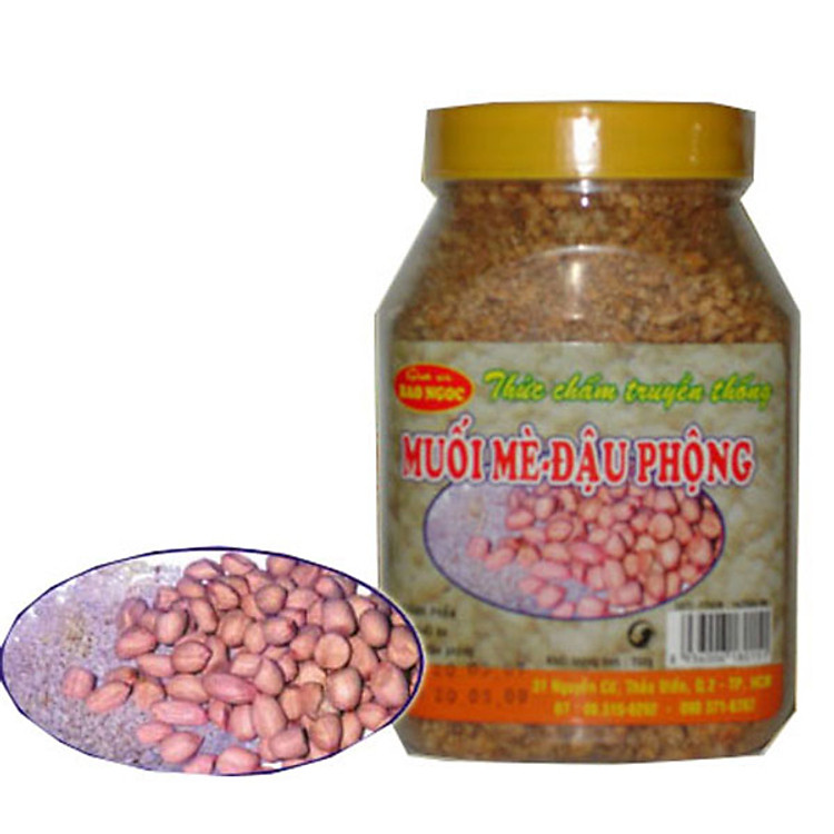Muối Mè Đậu Phộng Hũ 150g