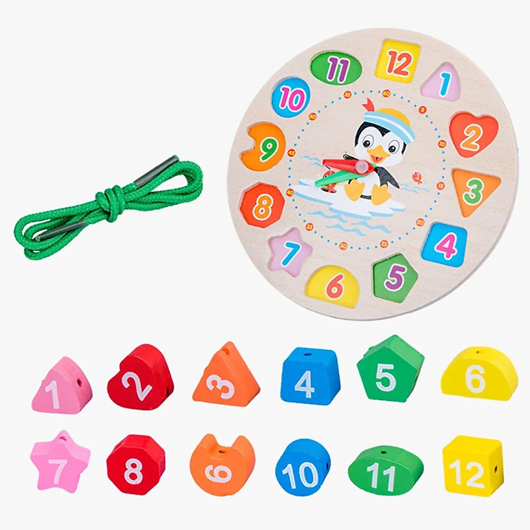 Mua tại MyKingdom: Đồ Chơi Montessori Học Giờ và Hình Khối - Ngập tràn khuyến mãi
