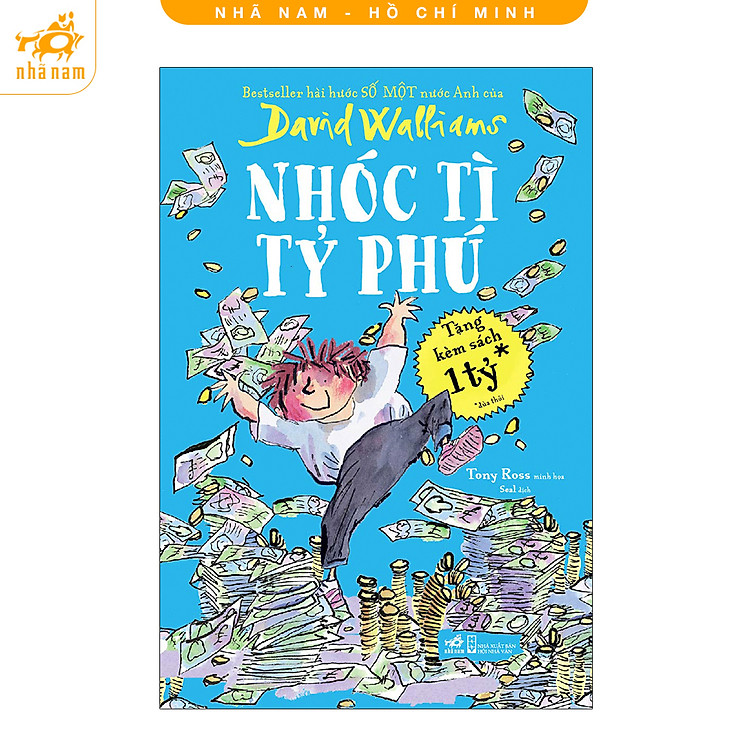 Sách - Nhóc tì tỷ phú (David Walliams) (Nhã Nam HCM)
