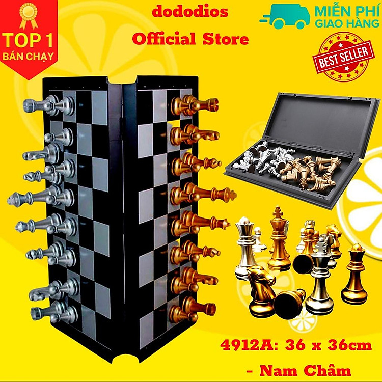 Cờ vua nam châm cao cấp 36x36cm Chính hãng Giá rẻ