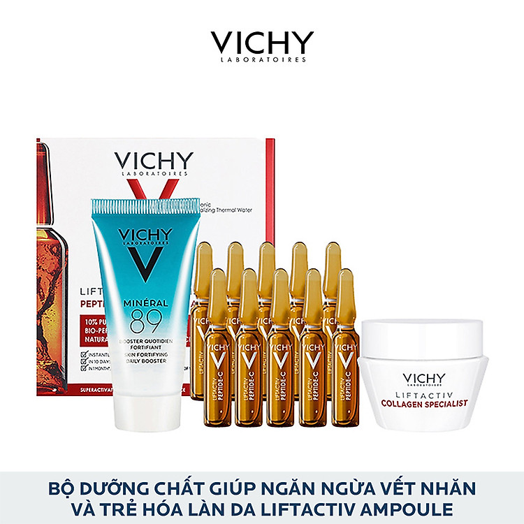 Bộ Dưỡng Chất Giúp Ngăn Ngừa Vết Nhăn Và Trẻ Hóa Làn Da Vichy Liftactiv Ampoule