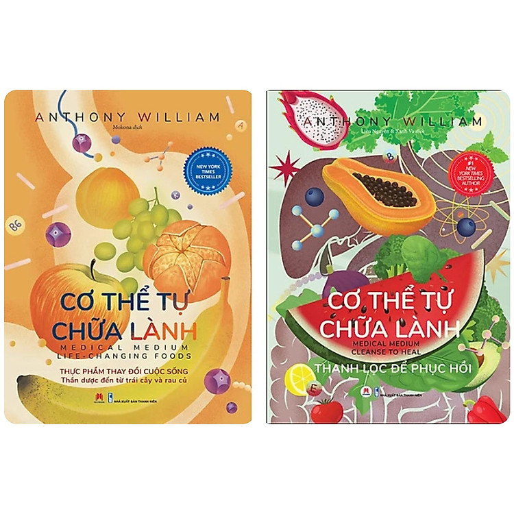 Combo 2Q: Cơ Thể Tự Chữa Lành: Thực Phẩm Thay Đổi Cuộc Sống + Cơ Thể Tự Chữa Lành - Thanh Lọc Để Phục Hồi