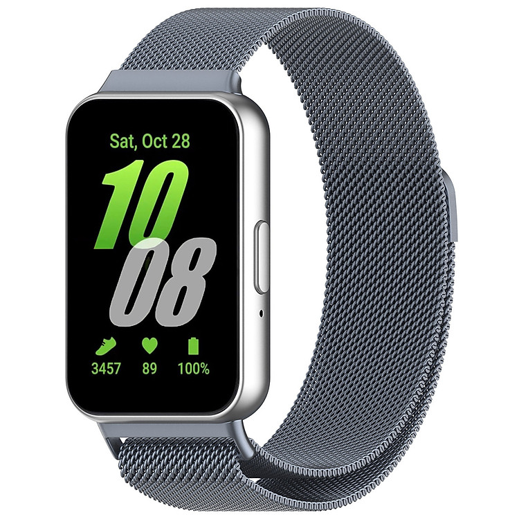 Dây Đeo Thép Thay Thế Dành Cho Samsung Galaxy Fit 3, Kai.N Milanese Pro_ Hàng Chính Hãng