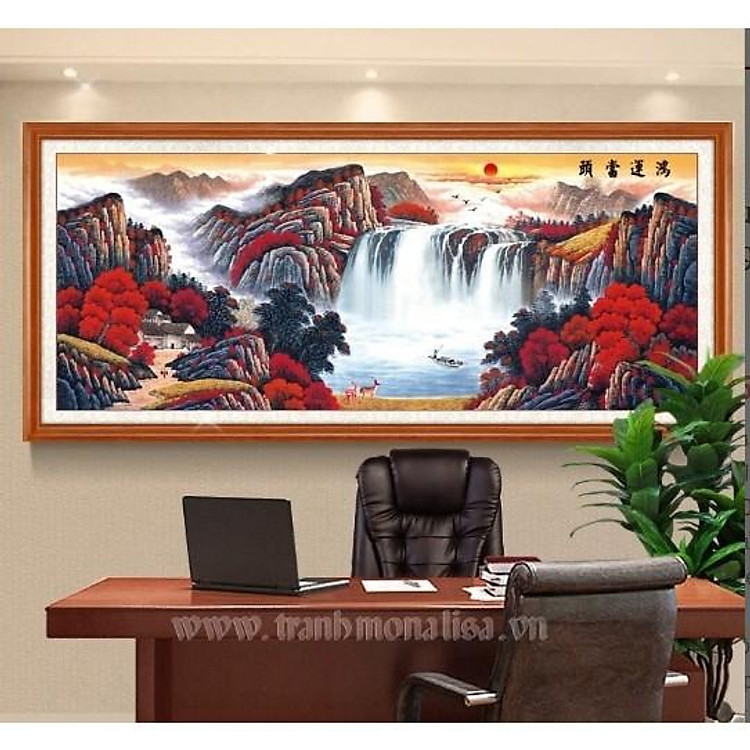 Tranh thêu chữ thập phong cảnh hùng vĩ FJ0796 VÀ FJ0797