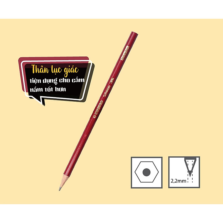 Hộp Bút Chì Gỗ STABILO (12 chiếc) - Ảnh 4