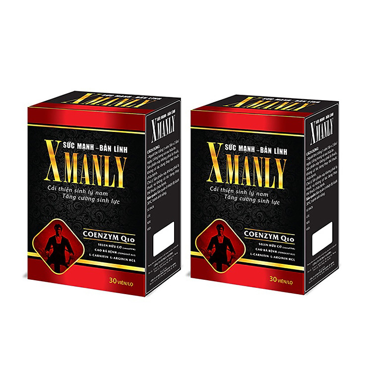 Combo 2 Thực phẩm chức năng Xmanly tăng cường sinh lý nam giới