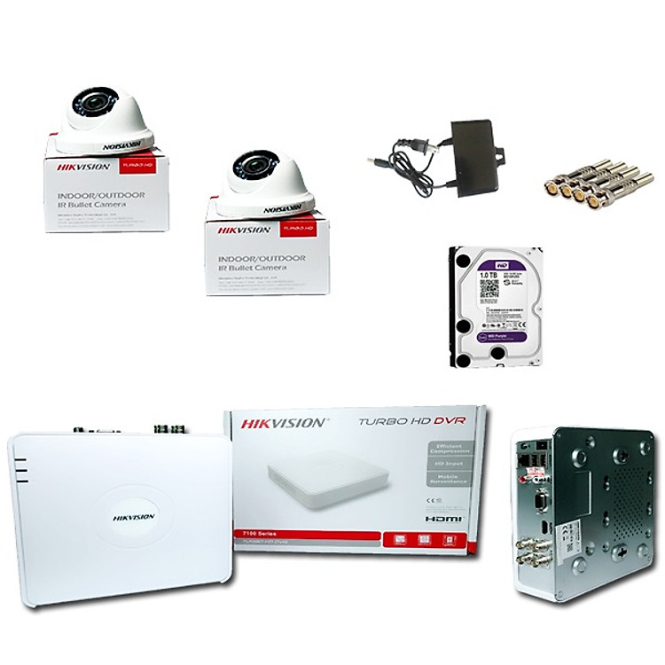 Combo 2 - Trọn Bộ Camera Gia Đình - Chống Trộm Full HD ( Hàng Chính Hãng )