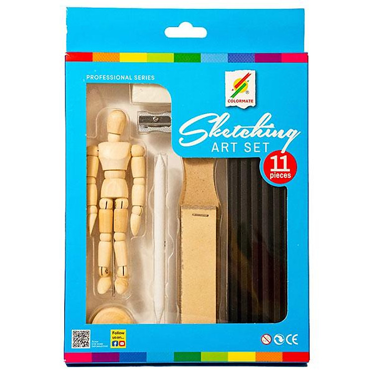 Bộ Chì Vẽ Phác Thảo Colormate 112915 (11 chi tiết)