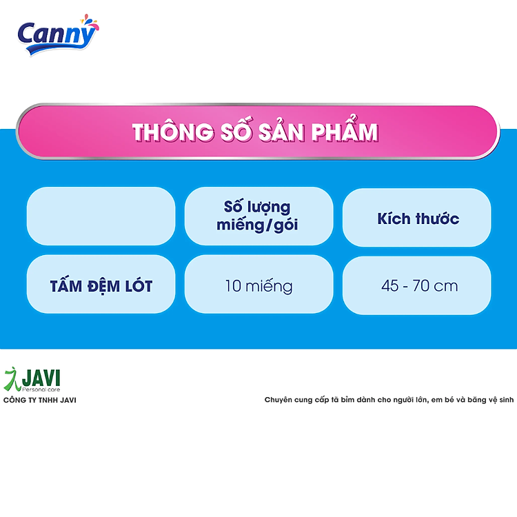 Tấm Đệm Lót Người Lớn CANNY Siêu Mềm Chính hãng Giá rẻ - Hình ảnh 4