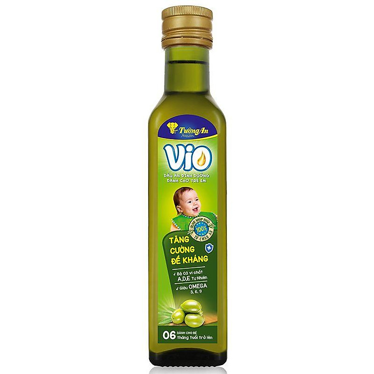 Dầu Ăn Dinh Dưỡng Cho Trẻ Em Tường An Vio Olive Chai 250ML