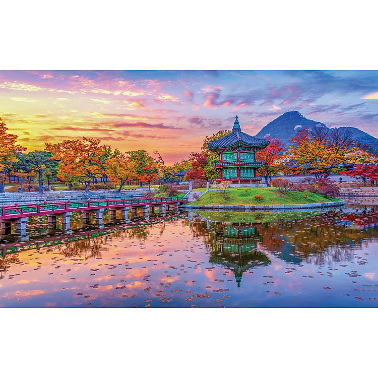 Bộ Tranh Xếp Hình 1000 Mảnh Hàn Quốc Chính hãng Giá rẻ - Hình ảnh 2