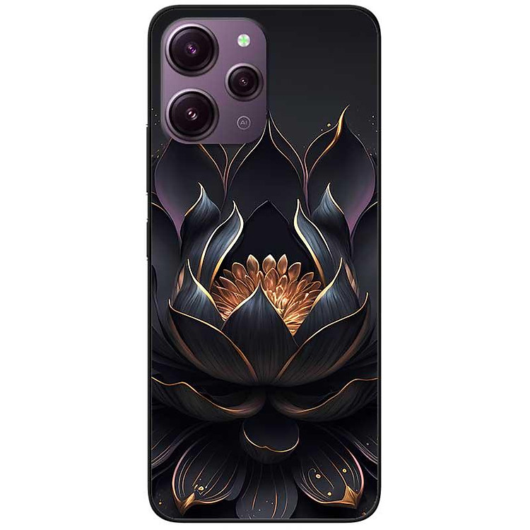 Ốp lưng cho Xiaomi Redmi 12 4G - Redmi Note 12 4G - 12 Pro 4G - 12 Pro 5G - Sen Đem Tuyệt Đẹp - Hàng Chính Hãng