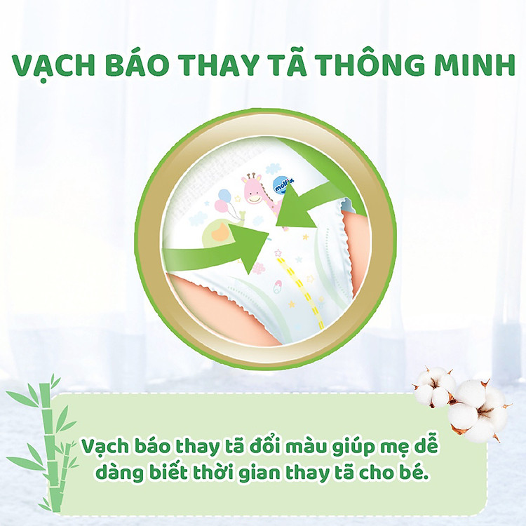 Tã Molfix size S80+4 cho bé 4-8kg Chính hãng Giá tốt - Hình ảnh 2