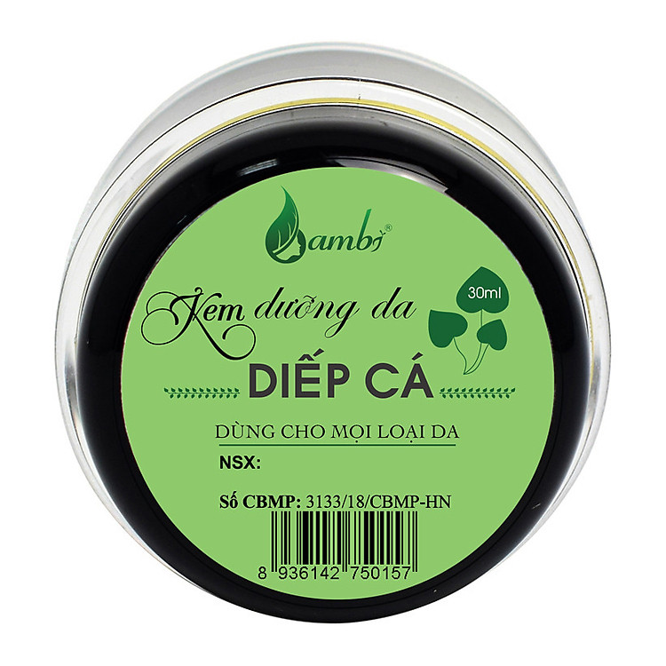 Kem diếp cá ngừa mụn thâm Bambi 30ml