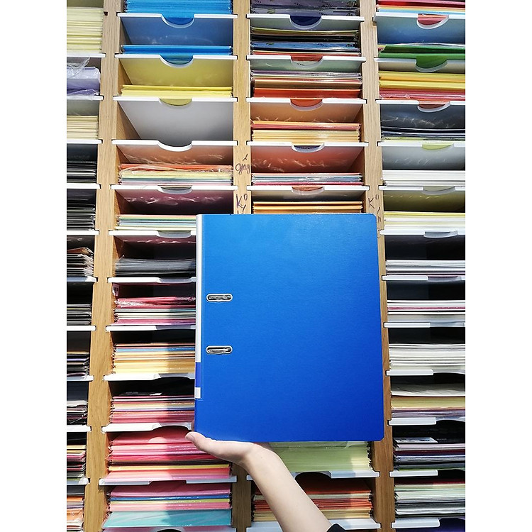 Bìa còng KKY F4 Xanh dương (9cm) - Ảnh 3