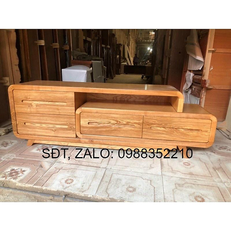 Kệ tv gỗ sồi Nga giá thật