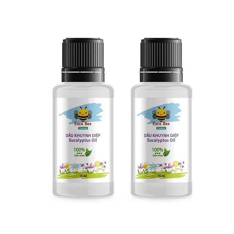 Combo 2 chai dầu khuynh diệp Eucalyptus oil - Charmi Euca Bee (15 ml)
