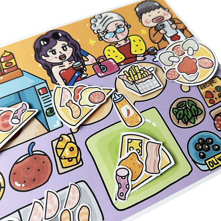 Bộ Tranh Tương Tác Cô Tiên Xanh Chính hãng Giá rẻ - Hình ảnh 5