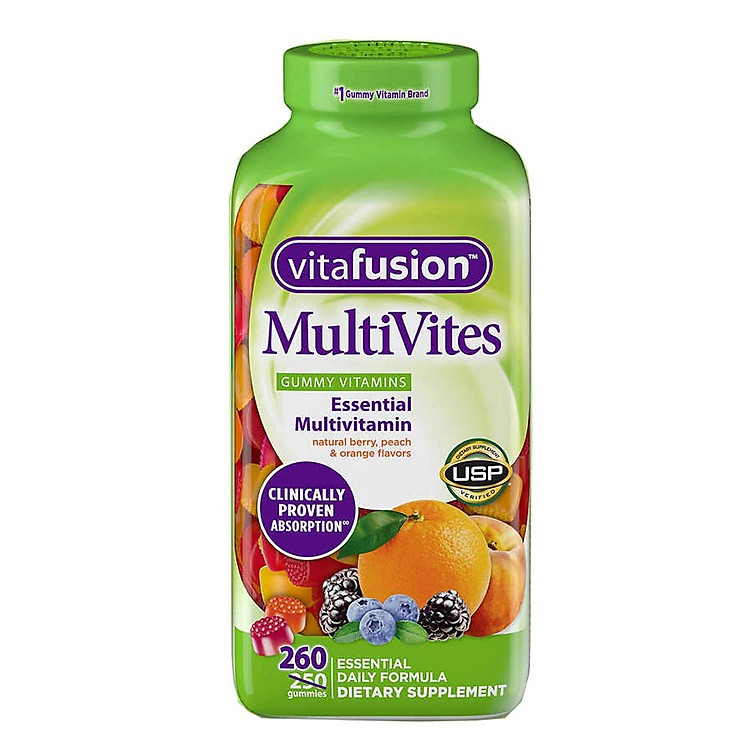 Kẹo Dẻo Bổ Sung Vitamin Vitafusion MultiVites Gummy Vitamins