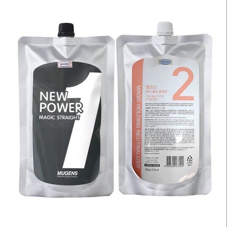Thuốc Ép thẳng chiết xuất từ thảo dược ( Hàn Quốc) mugens power magic straight/ Mugens neutralizer (cream) 2 x 500g
