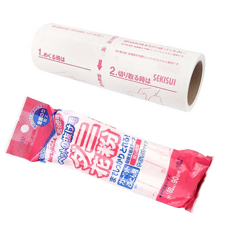 Bộ 2 cuộn dính làm sạch thảm sàn nhà siêu tiện lợi (160mm x 90mm) - Hàng Nội Địa Nhật