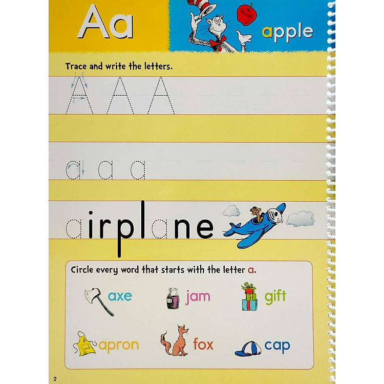 Dr. Seuss Wipe-Clean Workbook: Letters And Numbers - Ảnh 2