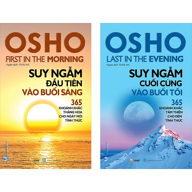 Osho (Suy Ngẫm Đầu Tiên Vào Buổi Sáng + Suy Ngẫm Cuối Cùng Vào Buổi Tối) – Tái Bản
