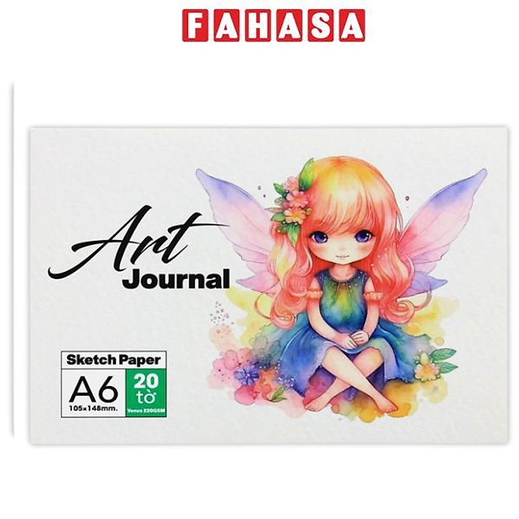 Tập Vẽ Art Journal A6 (40 trang 220gsm)