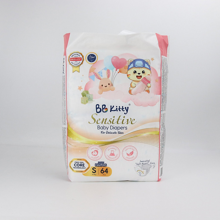 Mua Tã Dán BB KITTY SENSITIVE size S Chính hãng Giá rẻ - Hình ảnh 3