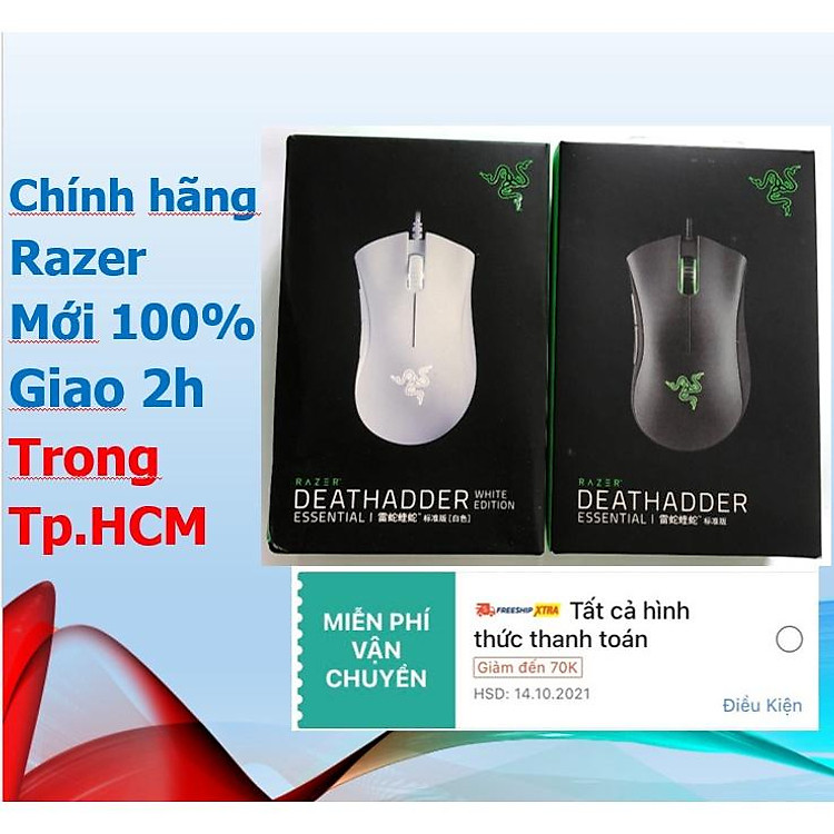 Chuột game dành cho Razer DeathAdder Essential 6400dpi.