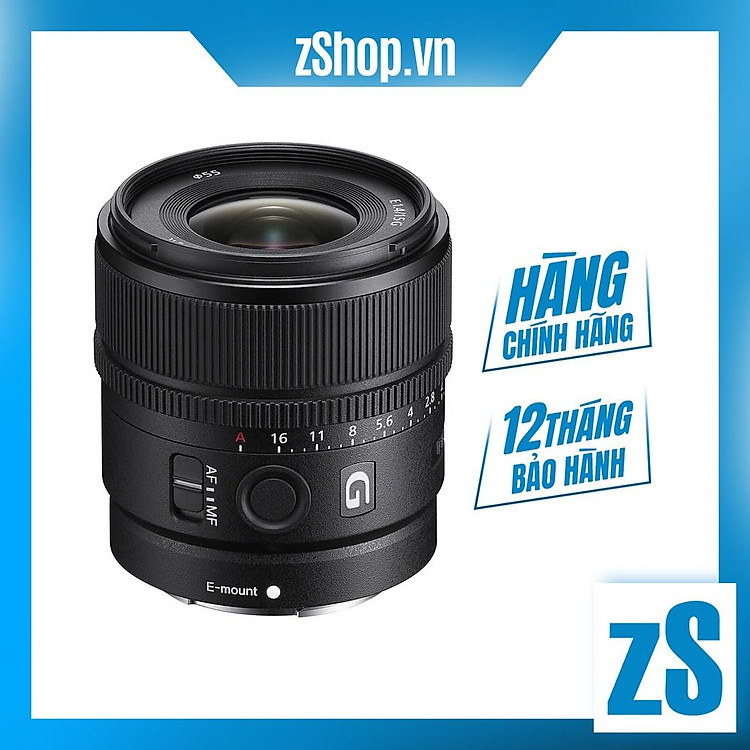 Ống Kính Sony E 15mm f/1.4 G (Hàng Chính Hãng)