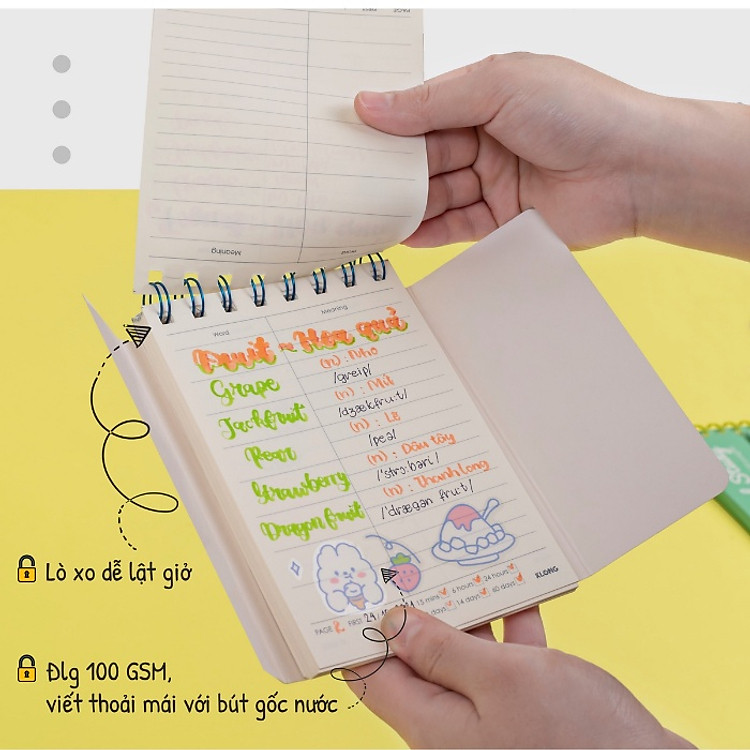 Sổ Học Từ Vựng KLONG Word Study A6 (120 trang) - Ảnh 2