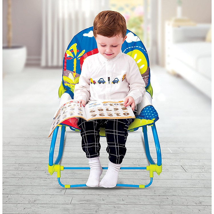 Ghế rung thư giãn 2 trong 1 cho bé Chính hãng Ưu đãi - Hình ảnh 3