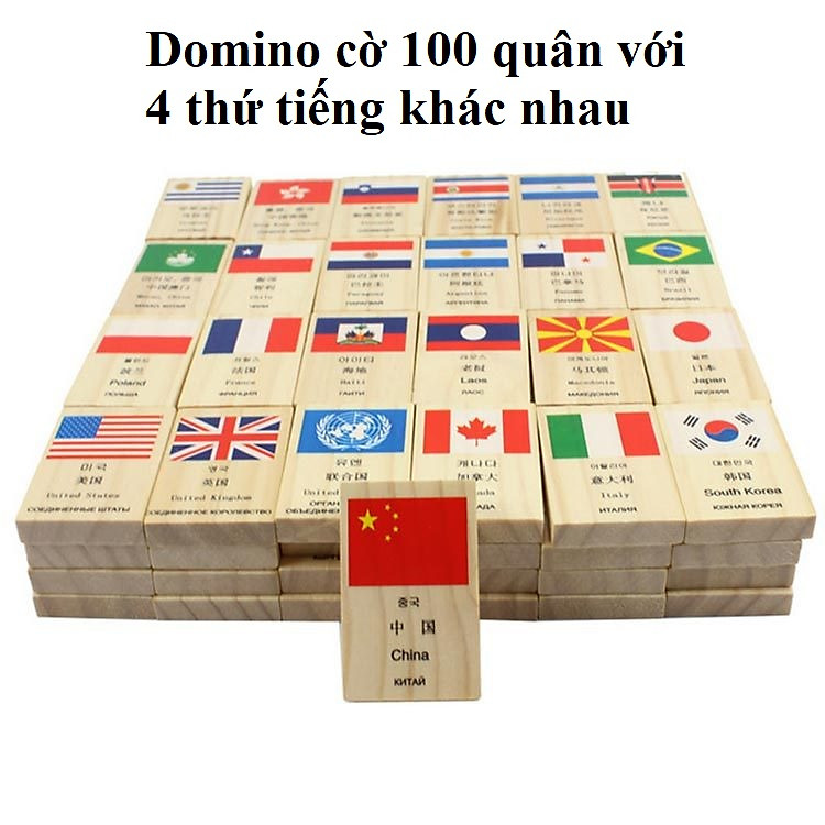 Mua Bộ Domino Cờ 100 Quốc Gia Gỗ Chính hãng Giá tốt - Hình ảnh 3